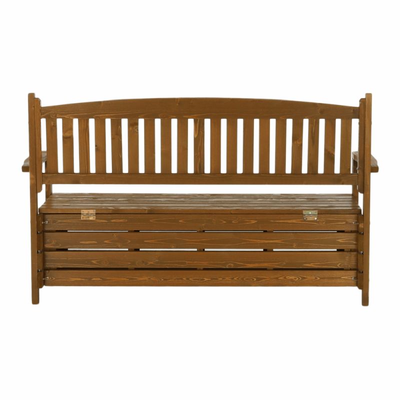 Záhradná lavička, 150cm, masív, hnedá, AMULA