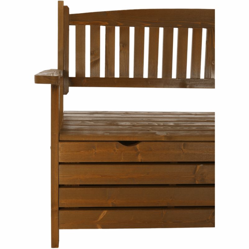 Záhradná lavička, 150cm, masív, hnedá, AMULA
