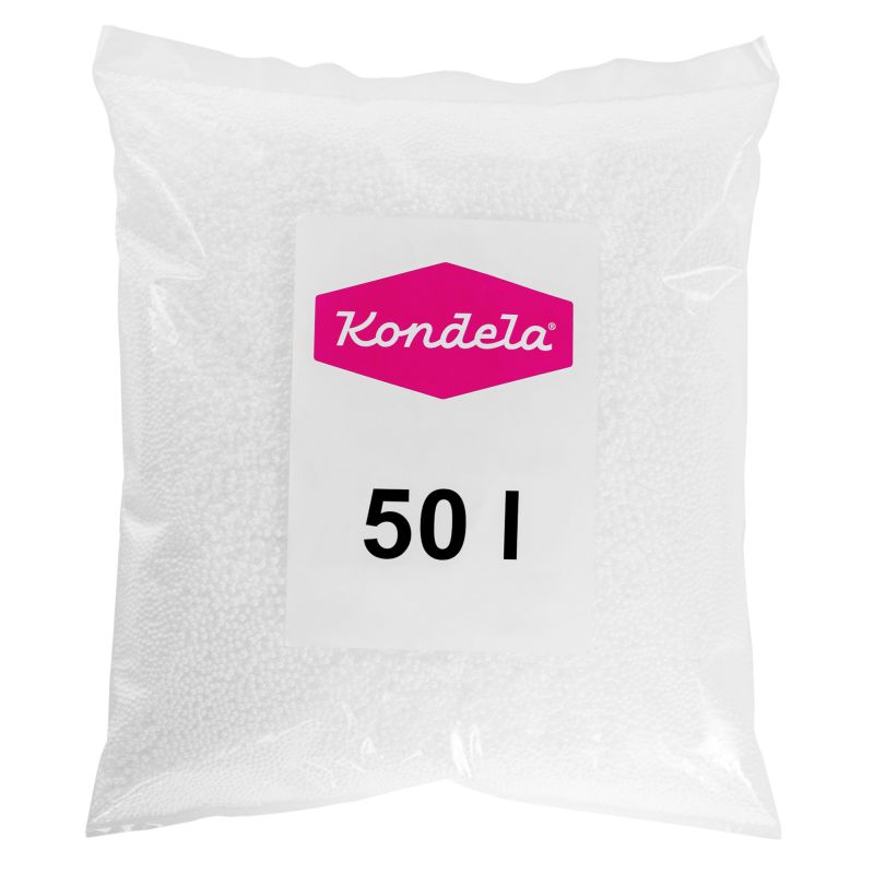 Náplň do sedacích vakov, EPS polystyrénové guľôčky, balenie 50 l