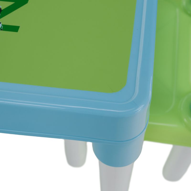 Detský set 1+2, 51x51cm, modrý, zelený, biely, plast, BALTO