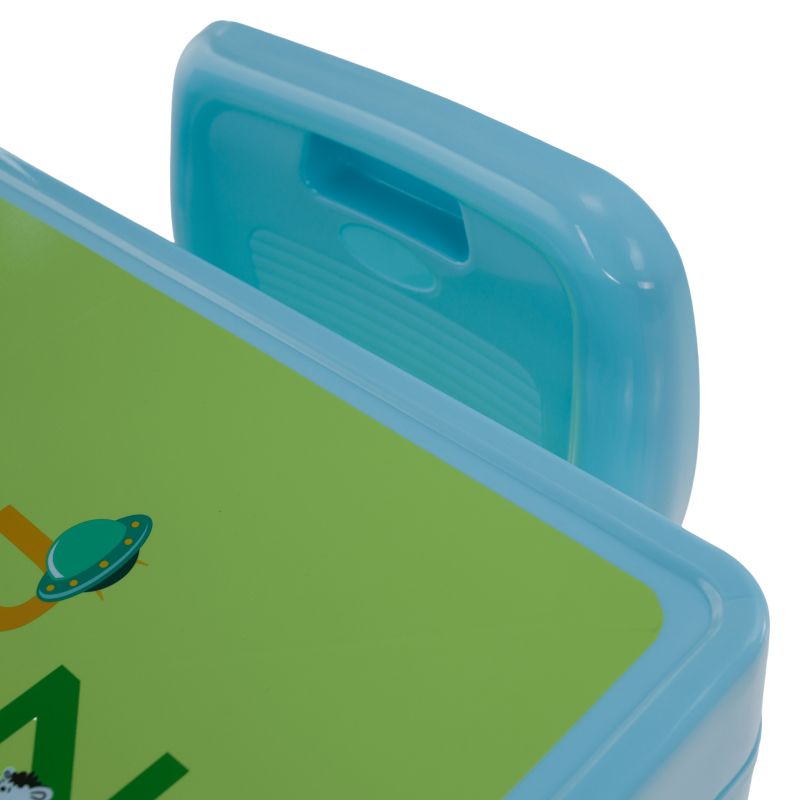 Detský set 1+2, 51x51cm, modrý, zelený, biely, plast, BALTO