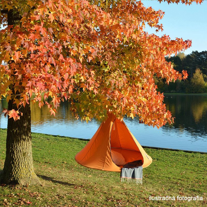 Závesné hojdacie kreslo, svetlosivá, KLORIN NEW BIG SIZE CACOON HAMMOCK