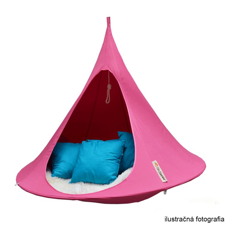 Závesné hojdacie kreslo, zelená, KLORIN NEW KLASIK CACOON HAMMOCK