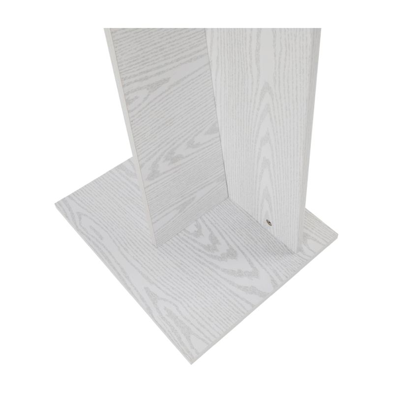 Zrkadlo na kolieskach, 40x168cm, biele, NEPTUN