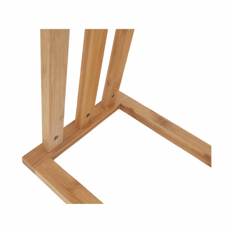Stojan na uteráky, 54cm, bambus, prírodný, biely, KOMO NEW