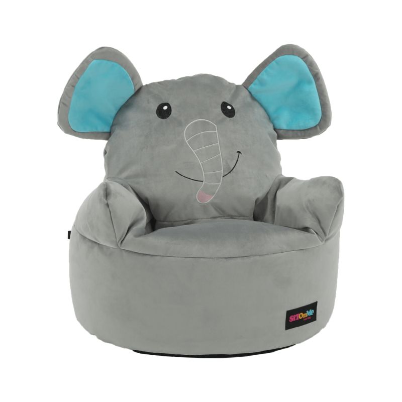 Sedací vak, 55cm, sivá látka, BABY TYP 2