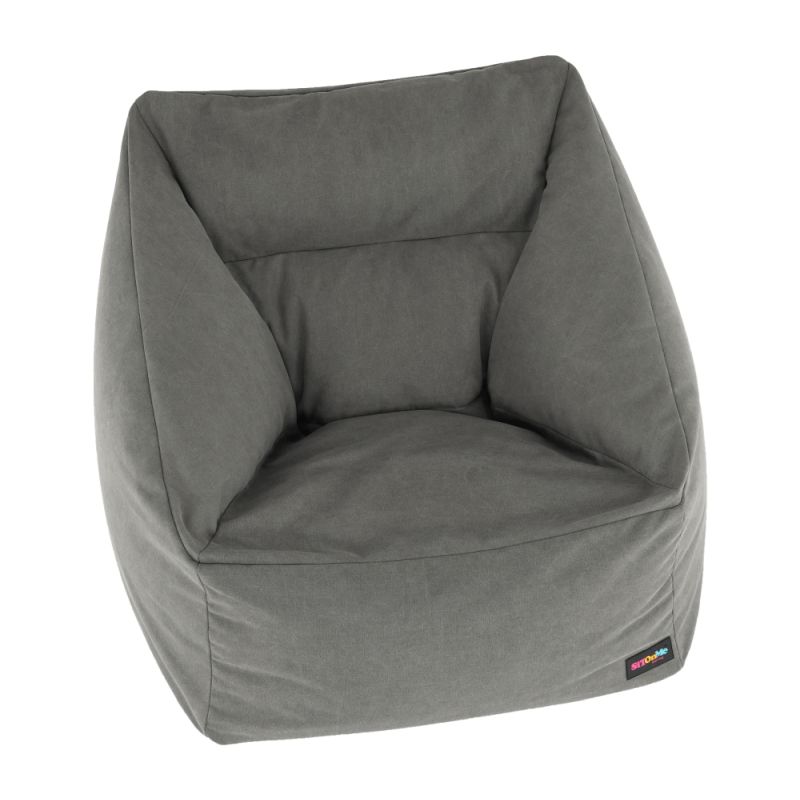 Sedací vak, 80cm, sivá látka, URASON