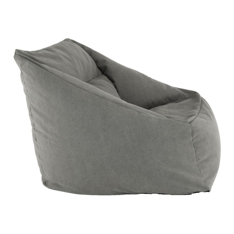 Sedací vak, 80cm, sivá látka, URASON