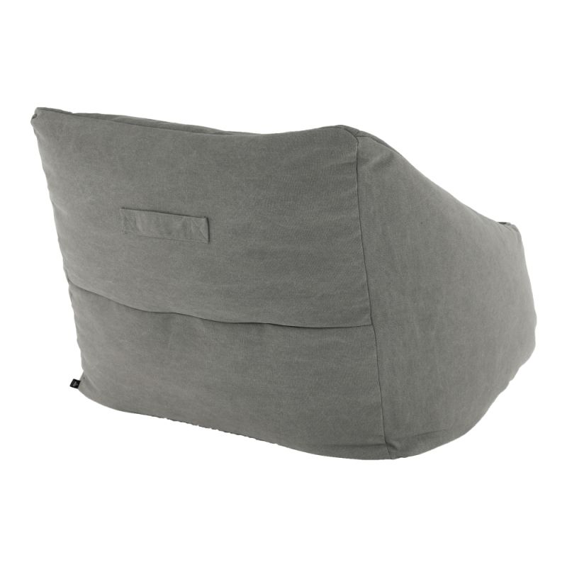 Sedací vak, 80cm, sivá látka, URASON