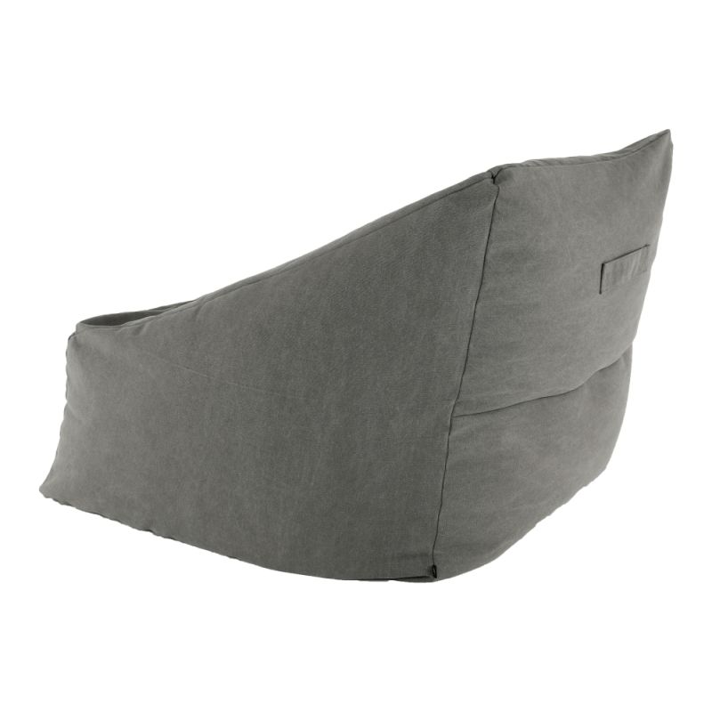 Sedací vak, 80cm, sivá látka, URASON