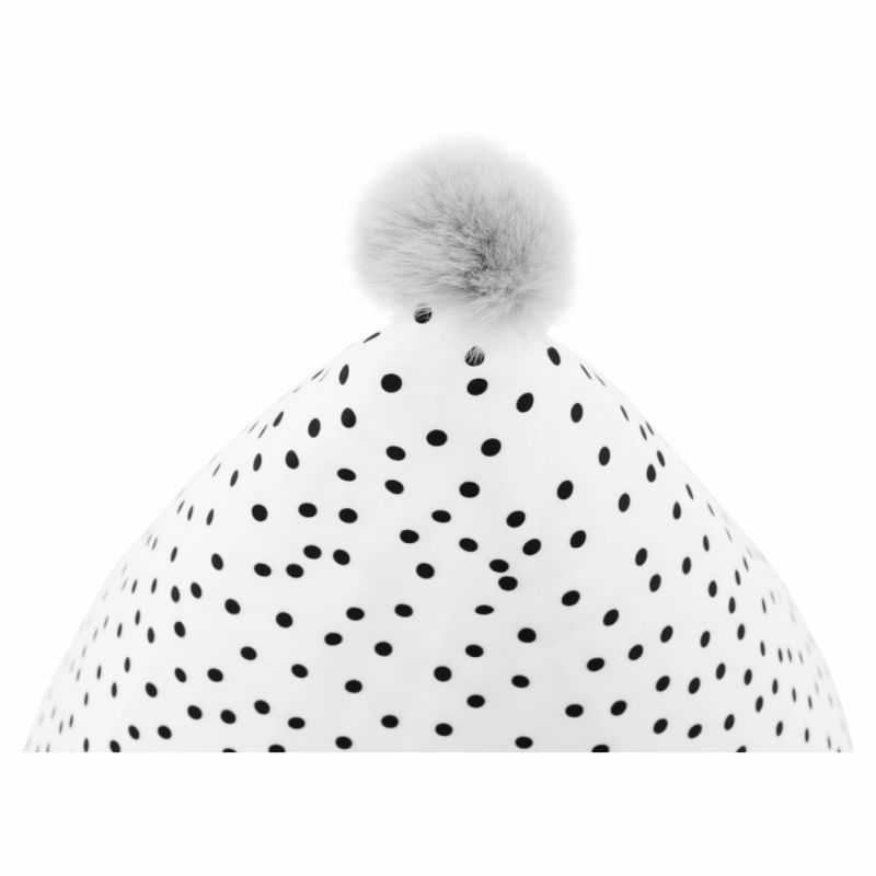 Sedací vak, 50cm, biely, ružový, sivý, POMPOM