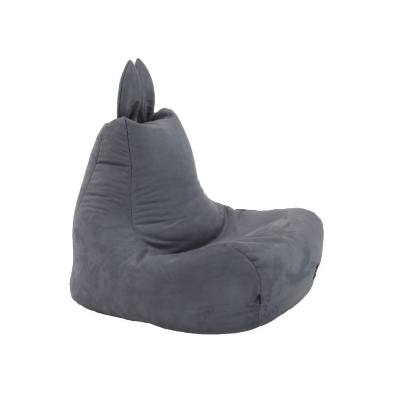 Sedací vak, 50cm, sivá látka, LAPIN