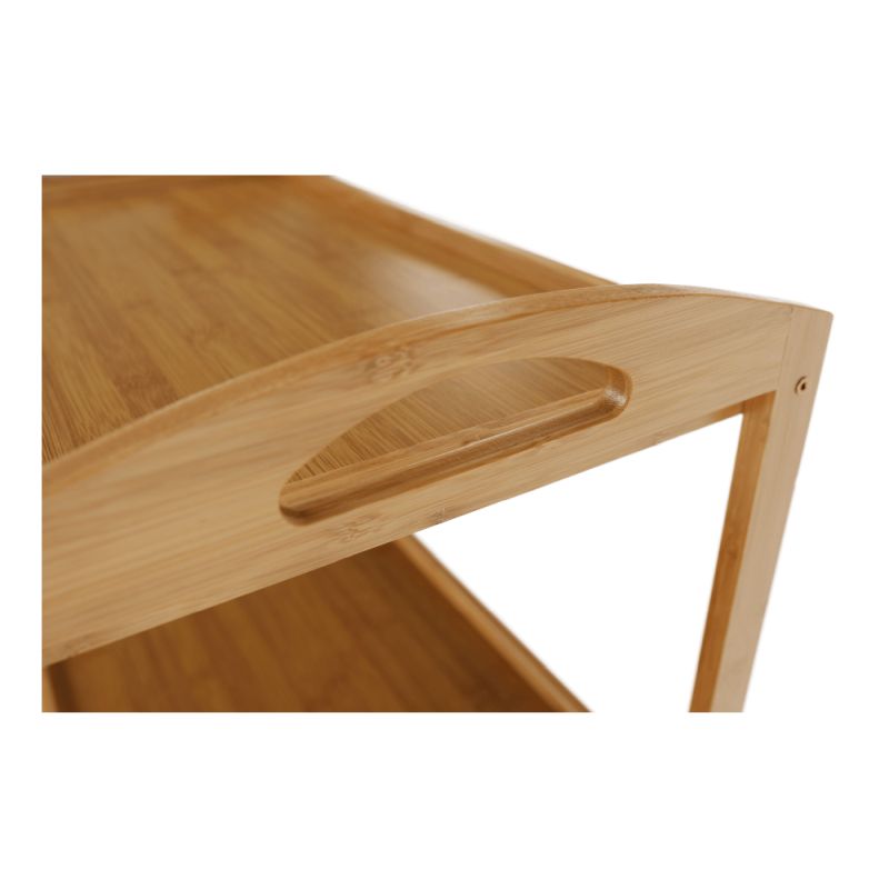 Servírovací vozík, 60cm, prírodný, MARSEL