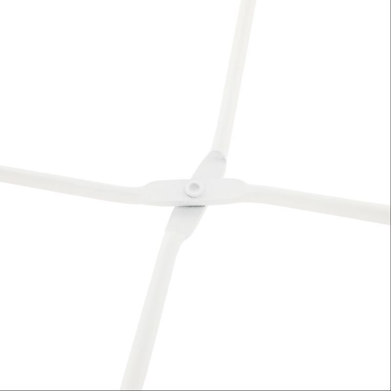 Príručný stolík s odnímateľnou táckou, 47x47cm, biely, RENDER