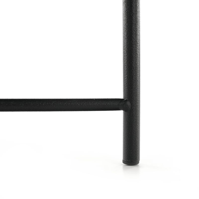 Príručný stolík s odnímateľnou táckou, 47x47cm, čierny, RENDER