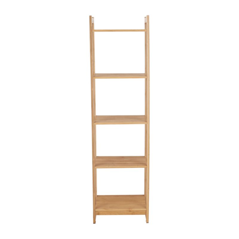 Regál, 35cm, 5-poličkový, prírodný bambus, IMPEROR TYP 3