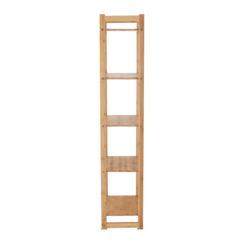 Regál, 35cm, 5-poličkový, prírodný bambus, IMPEROR TYP 3