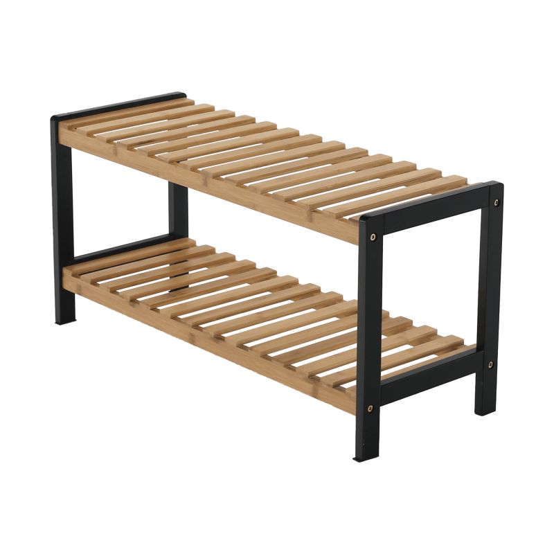 Botník, 70cm, prírodný, čierny, KONTRE