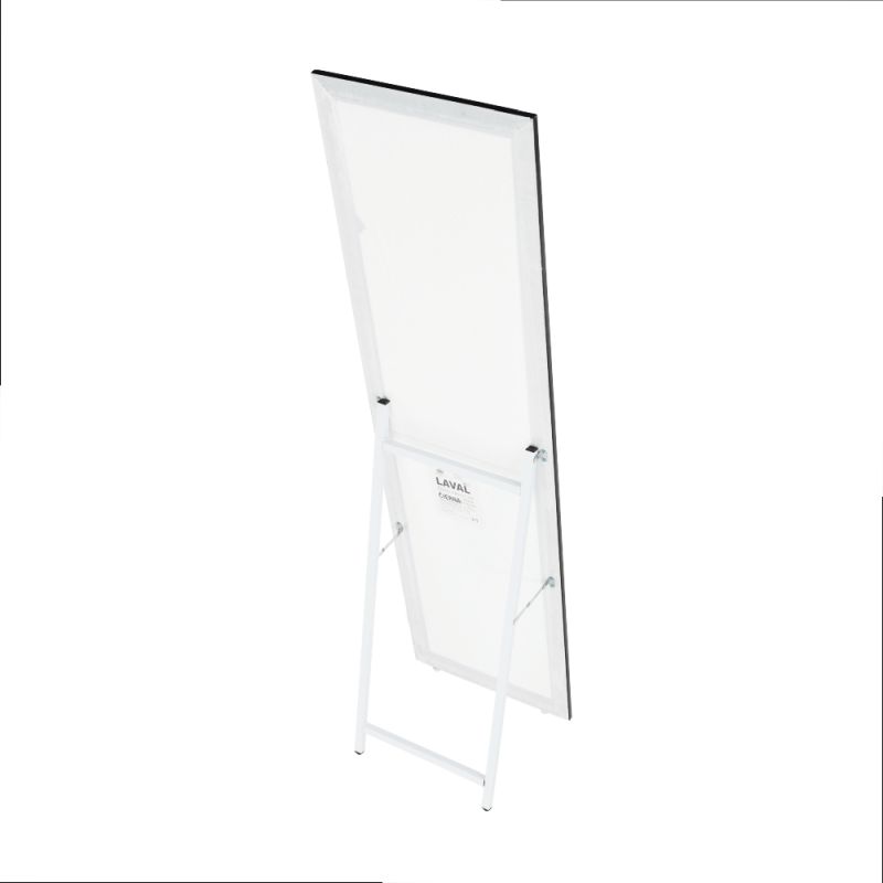 Stojanové zrkadlo, 40x150cm, čierne, LAVAL