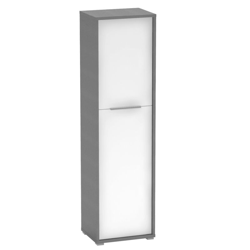 Skriňa, 50cm, policová, grafit, biela, RIOMA NEW TYP 08