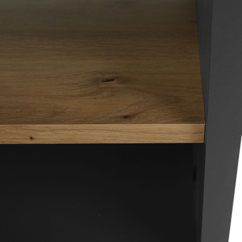 Konferenčný stolík, 90x60cm, grafit, dub artisan, RIOMA NEW TYP 32