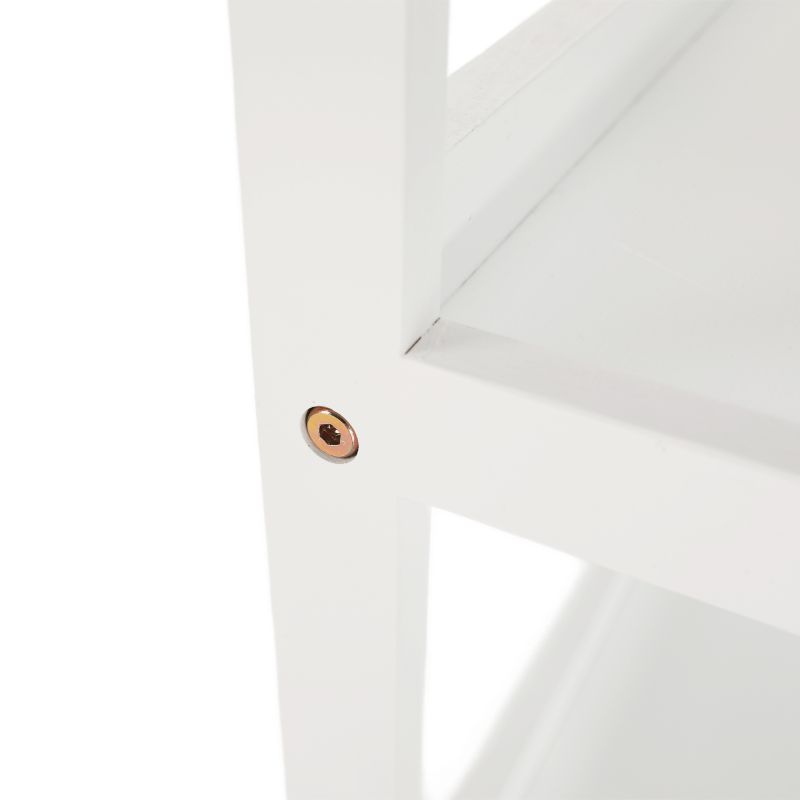 Regál, 63cm, 3-policový, biely, REON TYP 1