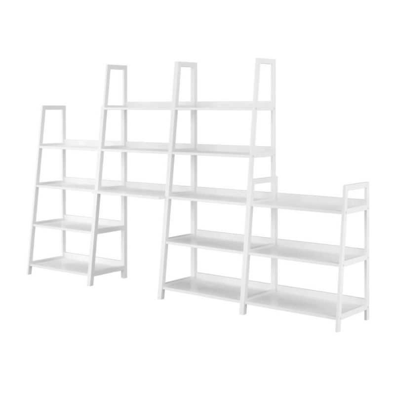 Regál, 63cm, 3-policový, biely, REON TYP 1