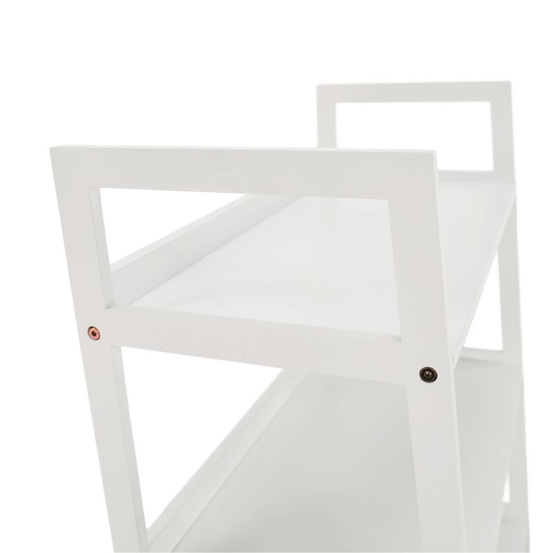 Regál, 63cm, 3-policový, biely, REON TYP 1