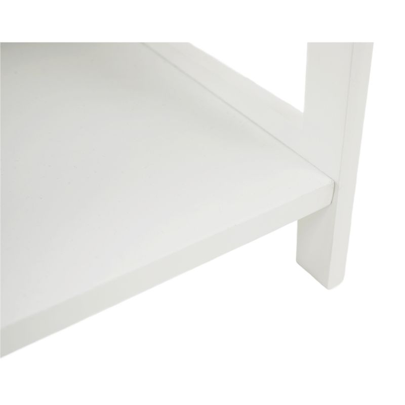 Regál, 63cm, 3-policový, biely, REON TYP 1