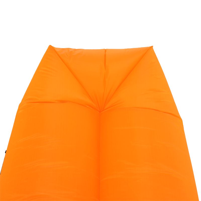 Nafukovací sedací vak, oranžový, LEBAG