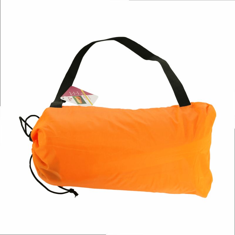 Nafukovací sedací vak, oranžový, LEBAG