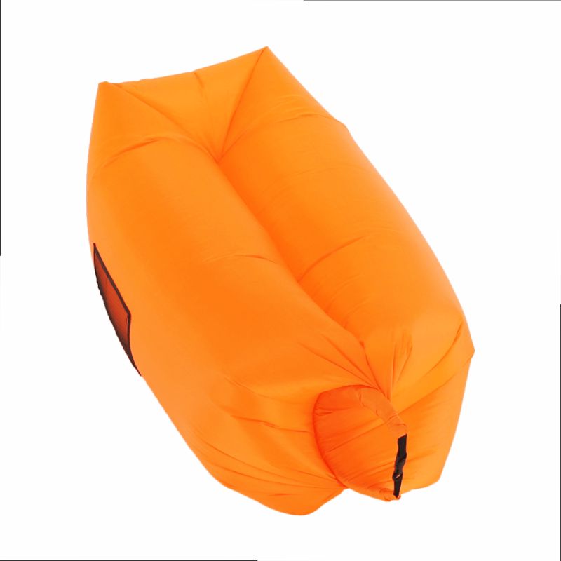Nafukovací sedací vak, oranžový, LEBAG