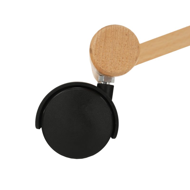 Ergonomická kľakačka, sivohnedá Taupe látka, buk, FLONET