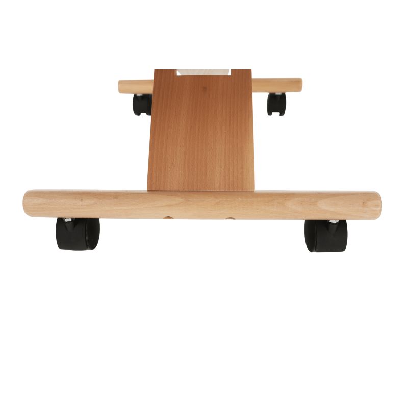 Ergonomická kľakačka, sivohnedá Taupe látka, buk, FLONET