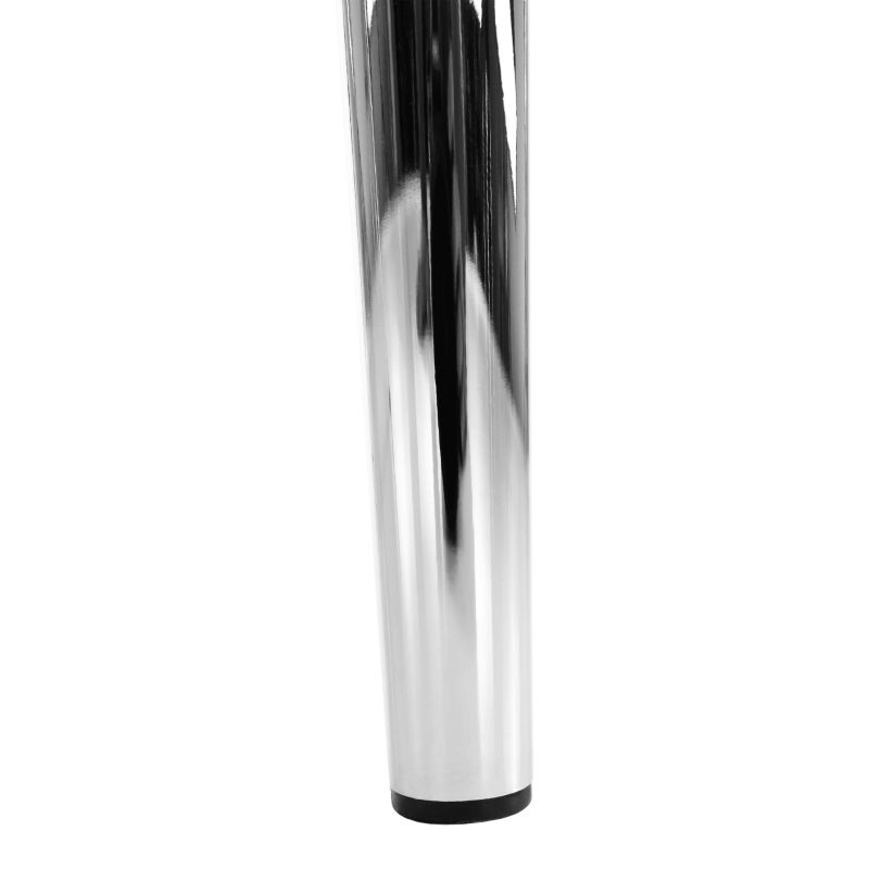 Jedálenská stolička, béžová Dulux Velvet látka, nohy chróm, OLIVA NEW