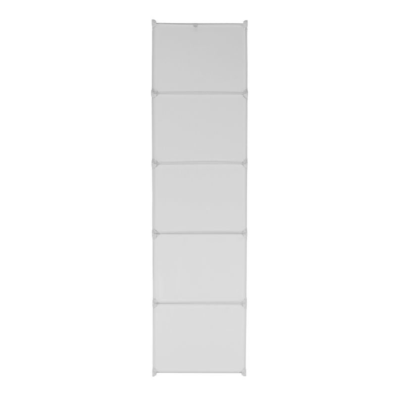 Modulárna multifunkčná skriňa, 111cm, biela, ZALVO