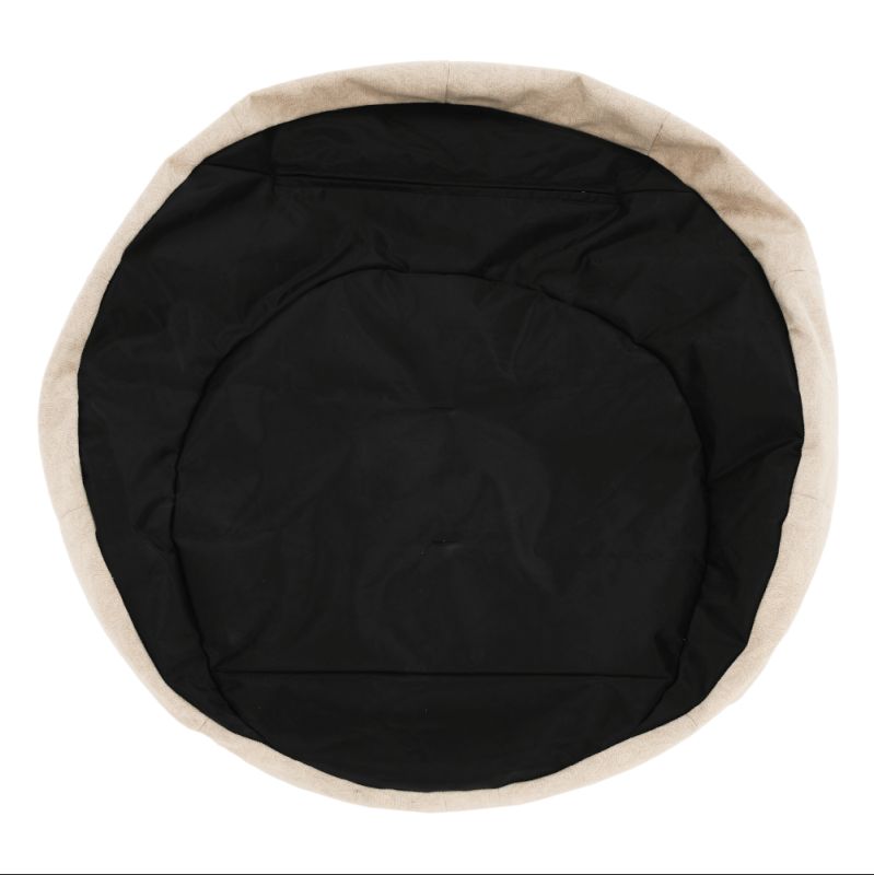 Sedací vak, 80cm, béžová látka, KENOD