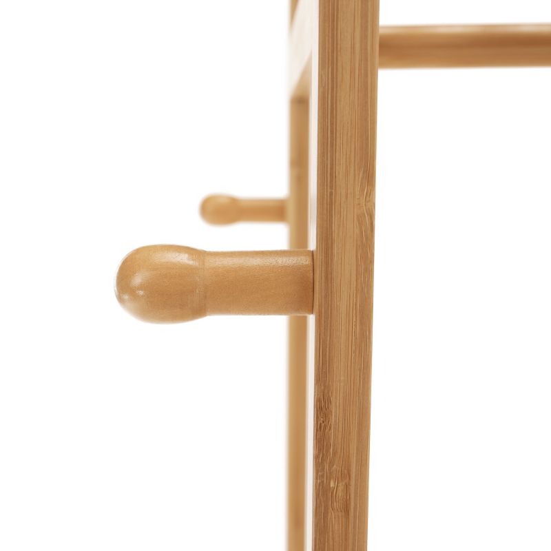 Šatníkový organizér, 112cm, bambus, prírodný, MELAR