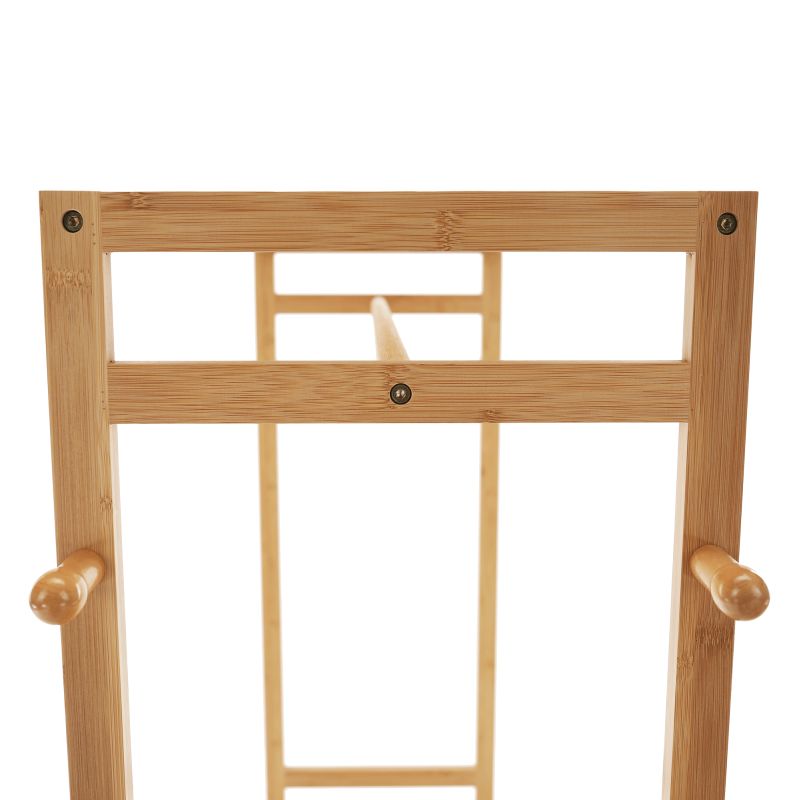 Šatníkový organizér, 112cm, bambus, prírodný, MELAR