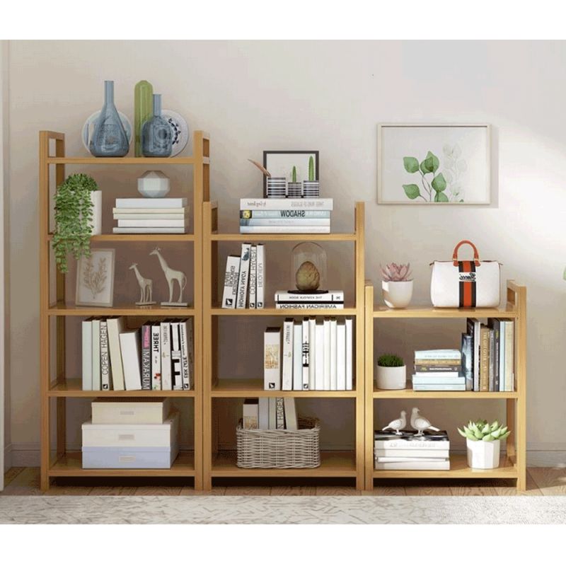 Regál, 53cm, 3-policový, prírodný bambus, FIORE TYP 1