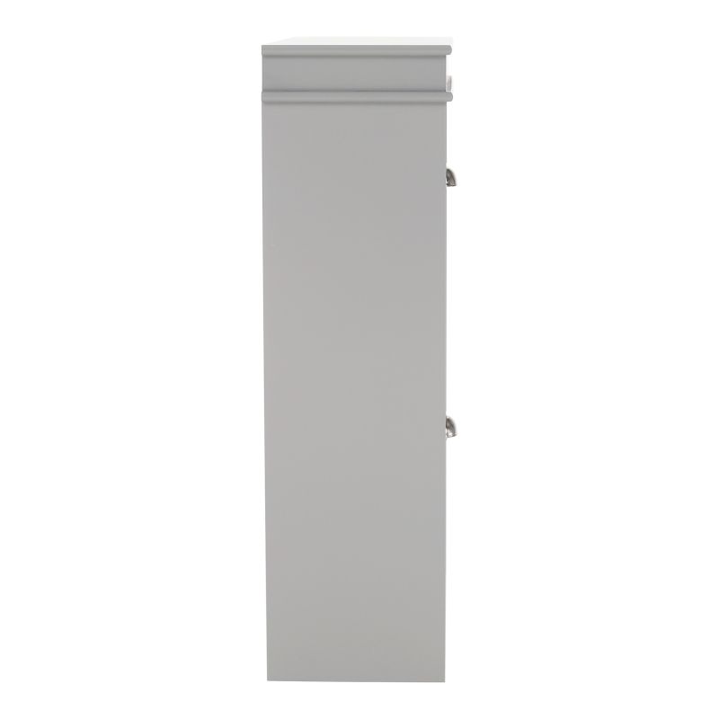 Botník, 53cm, 2-radový, sivý, SEBER TYP 1
