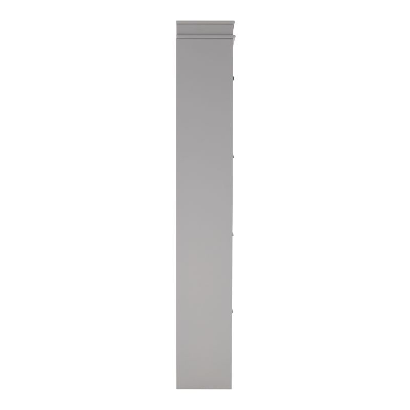 Botník, 53cm, 4-radový, sivý, SEBER TYP 3