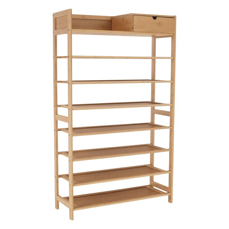 Botník, 70cm, 7-radový, bambus, prírodný, KATLEY
