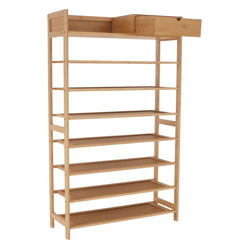 Botník, 70cm, 7-radový, bambus, prírodný, KATLEY