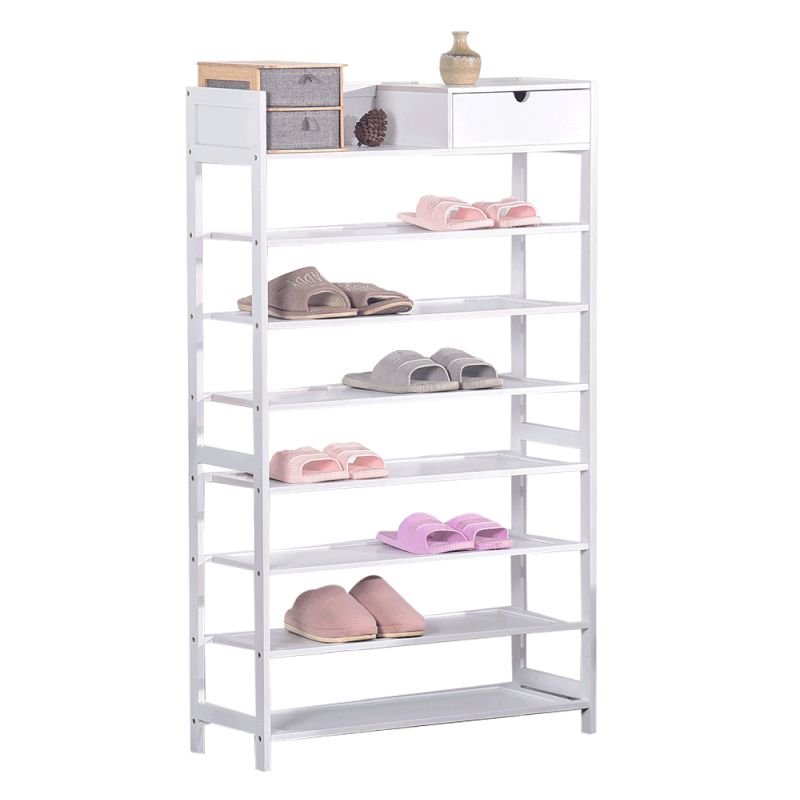Botník, 70cm, 7-radový, biely, KATLEY