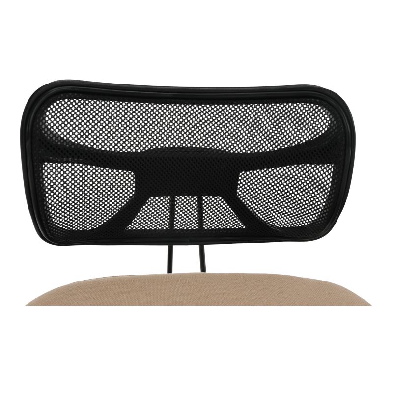 Ergonomická kľakačka, béžová látka, čierna, RUFUS