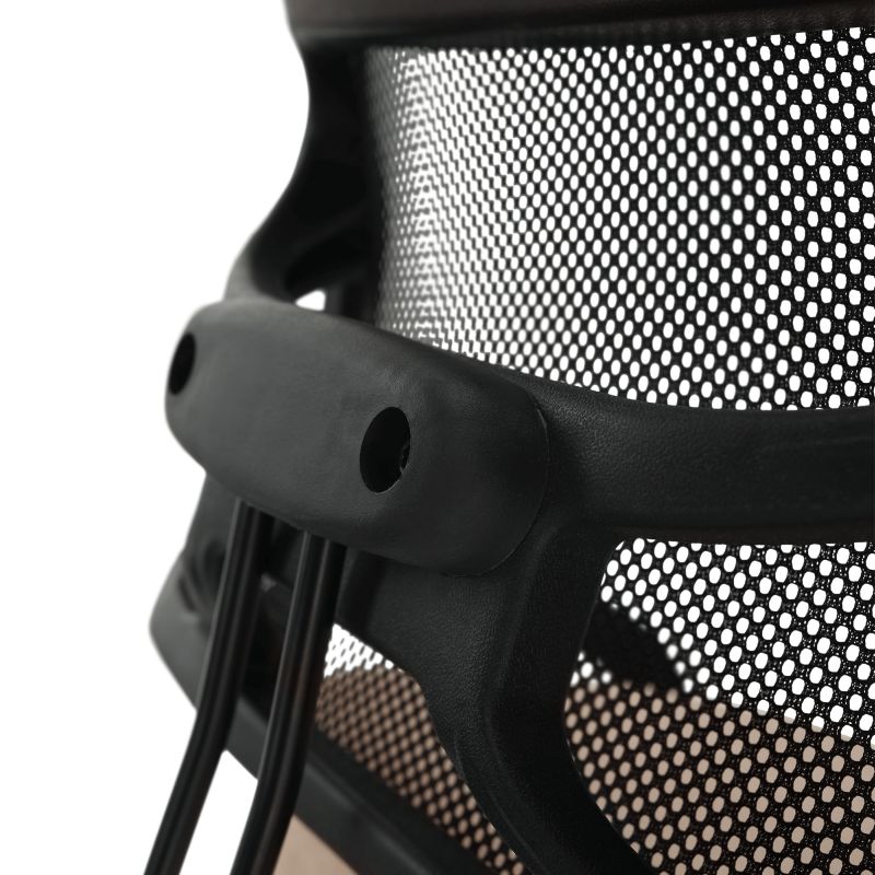 Ergonomická kľakačka, béžová látka, čierna, RUFUS