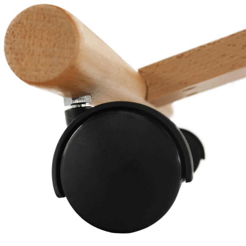Ergonomická kľakačka, 46cm, petrolejová látka, buk, FLONET