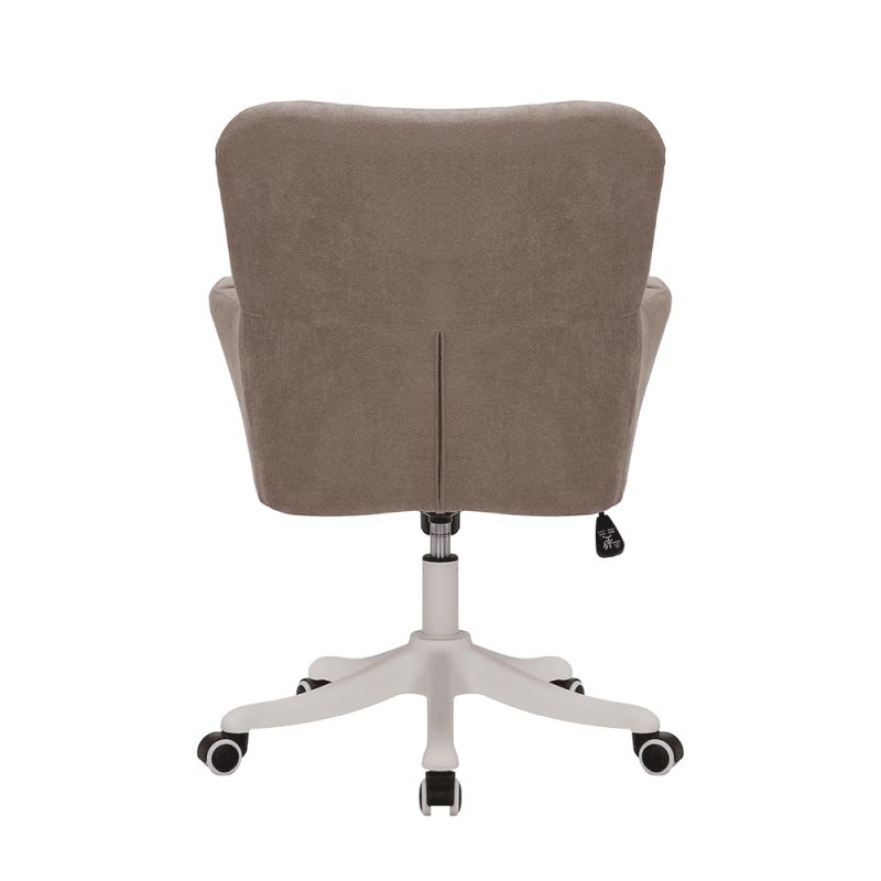 Kancelárske kreslo, sivohnedá Taupe látka, LOREL