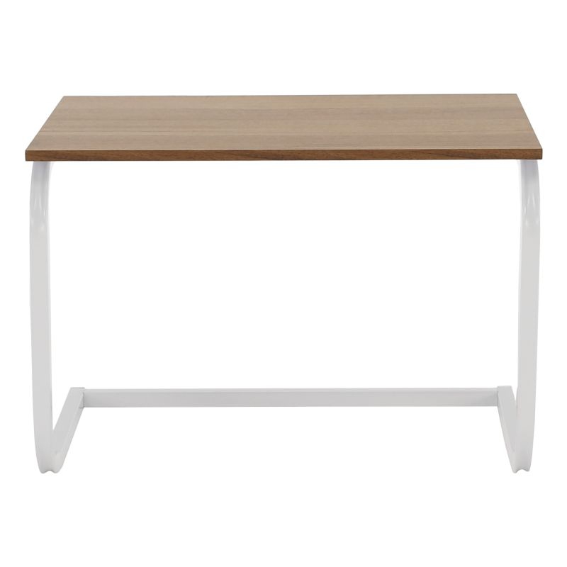 Odkladacia polica, 57cm, biela, dub natural, AVENO